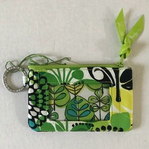 NWT Vera Bradley Zip ID Case in Lime’s Up